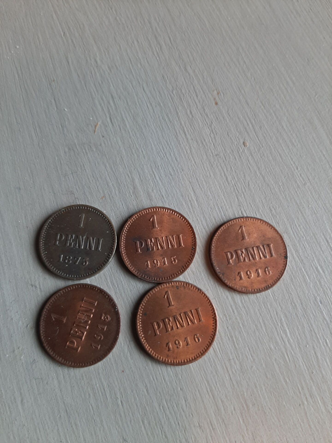 1 Penni 1875-1916