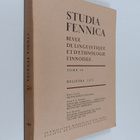 Studia Fennica : Revue de linguistique et d'ethnologie fi... - pikkukuva 1