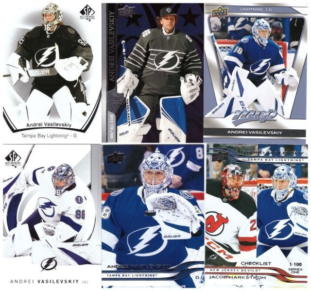 6 x Mv ANDREI VASILEVSKIY Tampa Bay Lightning