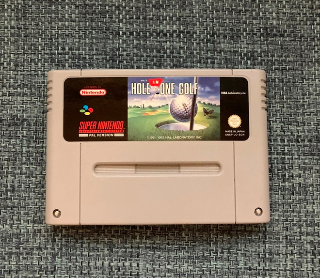 SNES: Hal's Hole in One Golf (L, SCN) *rare