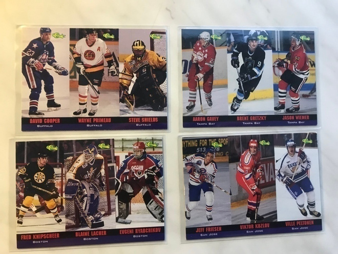 1994-95 Classic Tri Cards kortteja 0.50e/kpl
