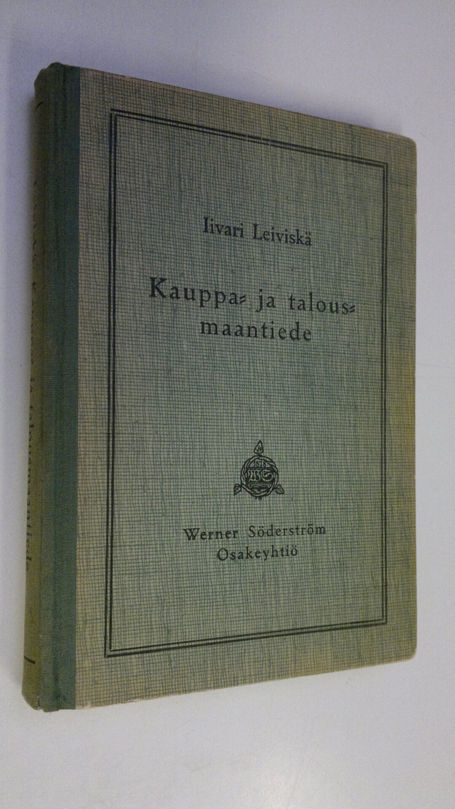 Iivari Leiviskä : Kauppa- ja talousmaantiede