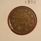 10 penniä 1895 Kiertynyt meisti variantti - pikkukuva 1