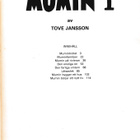 MUMIN 1 (Jensen & Palmgrens) 1977 TOVE JANSSON Muumi MOOMEN - pikkukuva 2