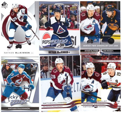 6 x NATHAN MacKINNON Colorado Avalance