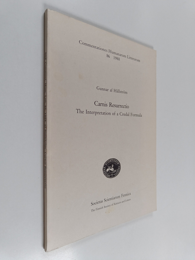 af Hällström : Carnis resurrectio Interpretation of a cre...