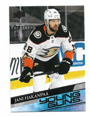 2020-21 Upper Deck Young Guns RC #459 Jani Hakanpää
