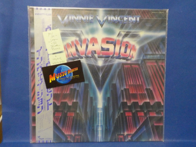 VINNIE VINCENT - INVASION M-/M- JAPAN -86 RARE PROMO LP