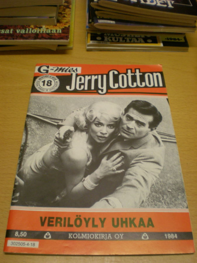 Jerry Cotton 18 / 1984; Verilöyly uhkaa