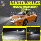MICRA (K14) 2016--> Ulkoiset LED -valot - pikkukuva 1
