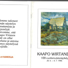 KAAPO WIRTANEN 100-VUOTISMUISTONÄYTTELY 26.6.-6.7.1986 VIHKO - pikkukuva 2
