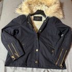 RIVER ISLAND upea talvitakki turkis vuori huppu 36(m) - pikkukuva 1