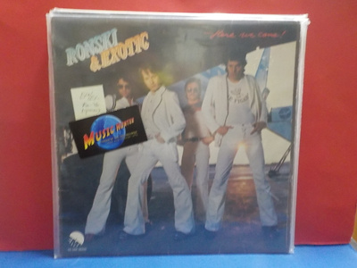 RONSKI & EXOTIC - HERE WE COME EX+/EX- FIN -76 1.PAINOS LP