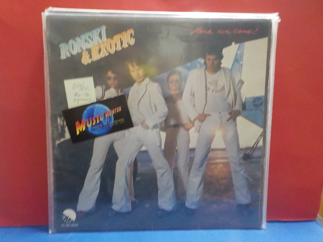 RONSKI & EXOTIC - HERE WE COME EX+/EX- FIN -76 1.PAINOS LP