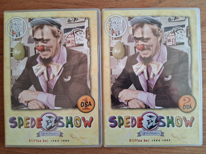 Spede Show - Kliffaa hei 1 & 2 (1984-1985) DVD:t