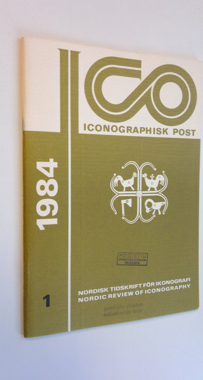 ICO: Iconographisk post nr. 1/1984
