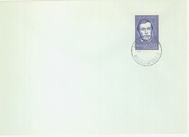 1963 Castren blankko kirje