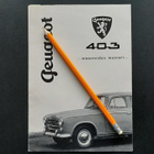 Peugeot 403 automalliston esite 1960 - pikkukuva 1