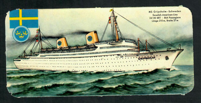 PZB 1375 - ISO nelkku - MS Gripsholm Schweden