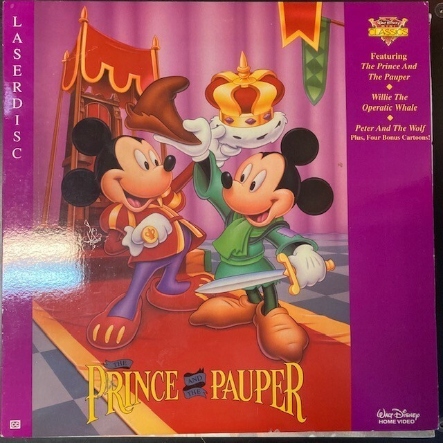 Prince And The Pauper LaserDisc
