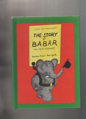 Brunhoff: The Story of Babar, Random House copyright 1961,K3
