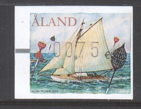 Åland 2009 0,75€ Jolla framalipuke postituoreena.