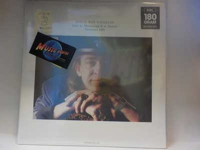 STEVIE RAY VAUGHAN - LIVE IN ALBUQUERQE & DENVER UUSI LP (+)