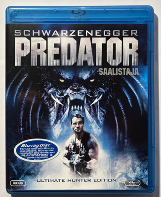PREDATOR: Saalistaja - Blu-ray, suomi kansi