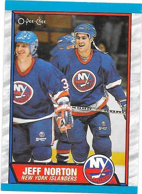 1989-90 OPC #120 Jeff Norton New York Islanders RC