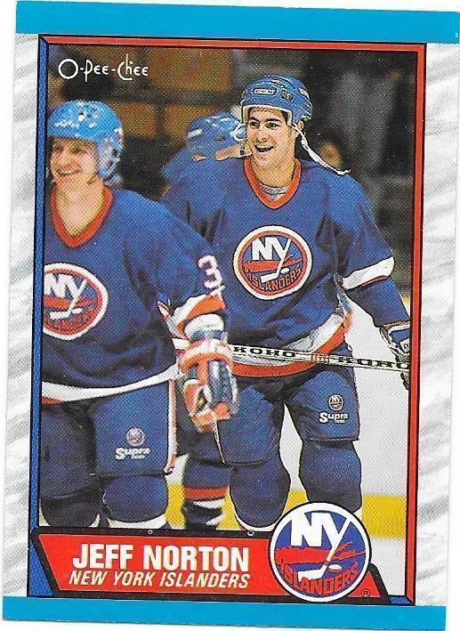 1989-90 OPC #120 Jeff Norton New York Islanders RC