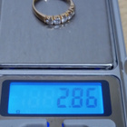 Näyttävä Timanttisormus. 5X  0.11Ct  18 karaatin. - pikkukuva 3