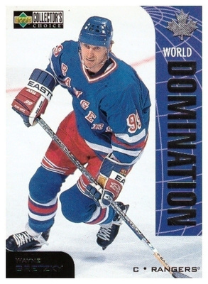 WAYNE GRETZKY Rangers 97-98 C.C. World Domination #1