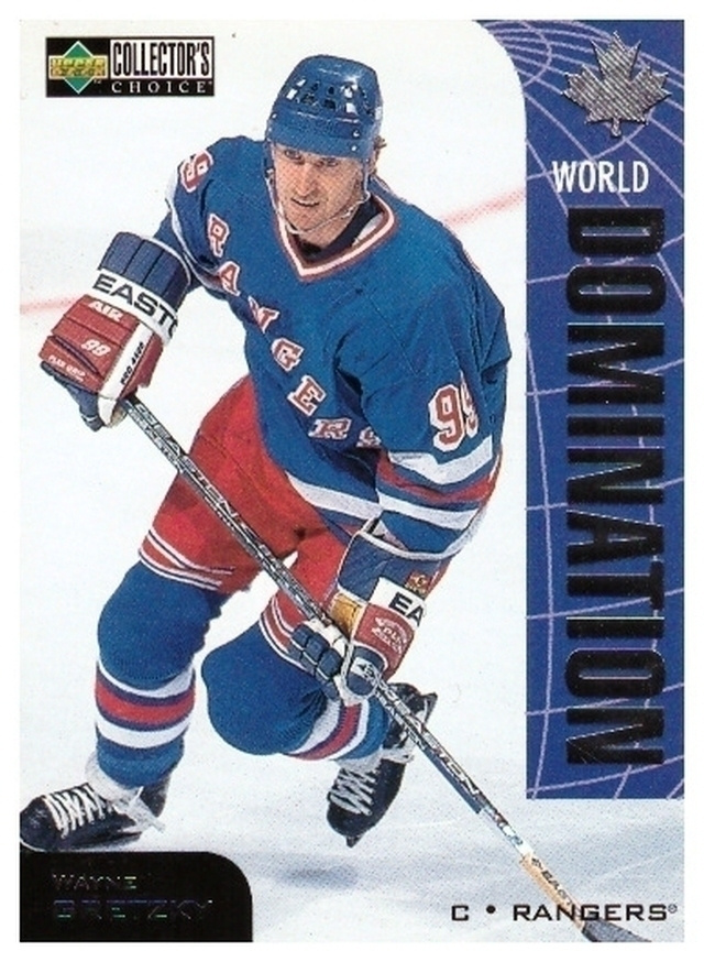 WAYNE GRETZKY Rangers 97-98 C.C. World Domination #1