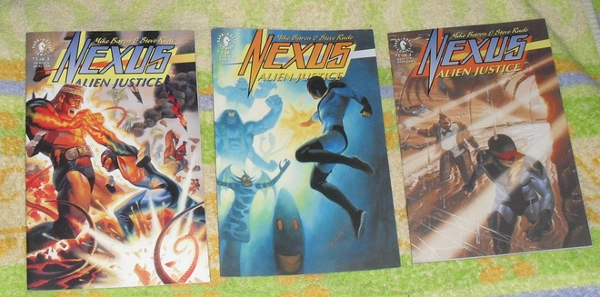 Nexus - Alien Justice #1-3, koko sarja