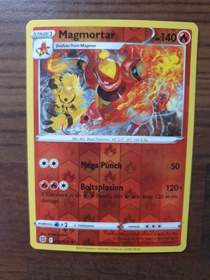 Pokemon Magmortar 020/172 Reverse holo rare
