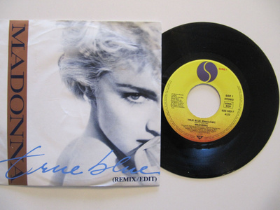 Madonna – True Blue (Remix/Edit) 7" sinkku