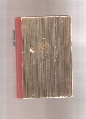 Hitler: Taisteluni 1 , WSOY 1941,1. painos , sid, K3