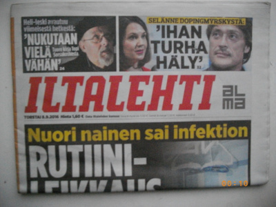 Iltalehti 8.9.2016 (27.5)