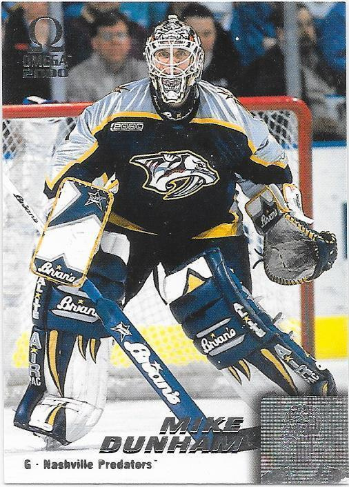 1999-00 Pacific Omega #126 Mike Dunham Nashville Preds MV