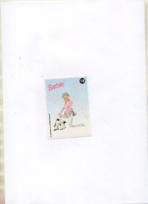 Purkkakuva BARBIE n:o 18 1999 Purukumikuva
