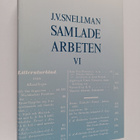 J.v Snellman : Samlade arbeten 6 : 1847-1849 - pikkukuva 1