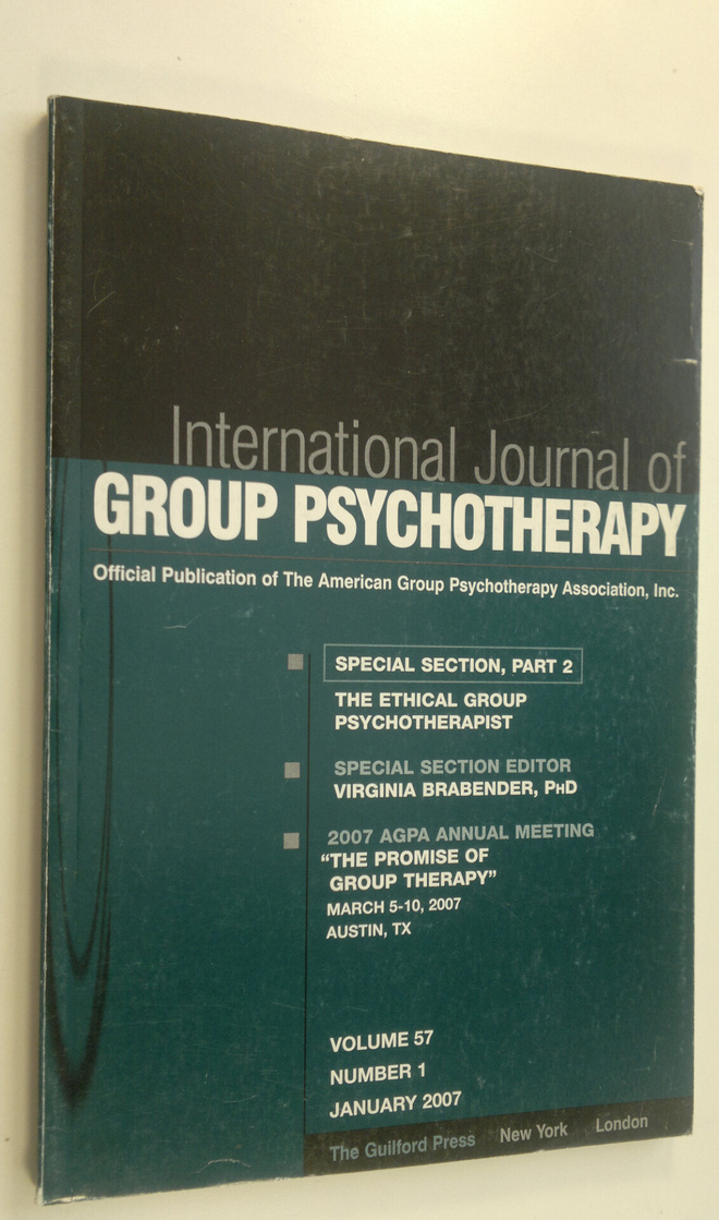 The American Group Psychotherapy Association : Internatio...