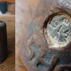 "Rauta kruunu" 1914 leimattu punnus 5 Hg 1/2 kg 63 mm Ruotsi - pikkukuva 1
