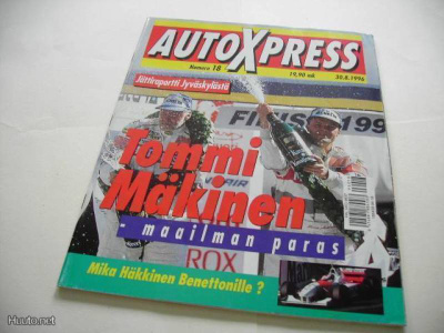 Autoxpress moottoriurheilulehti 18/1996