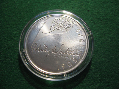 Suomi 10e hopea juhlaraha Mika Waltari - 2008