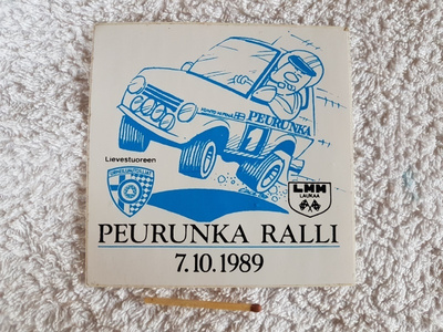 PEURUNKA RALLI 1989 VANHA TARRA