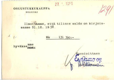 FIRMAKORTTI ERNAMO RAUMA