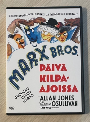Päivä kilpa-ajoissa (1937) Marx-veljesten elokuva (UUSI)