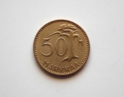 50 mk 1958 vaikeampi vuosi