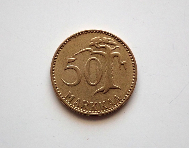 50 mk 1958 vaikeampi vuosi